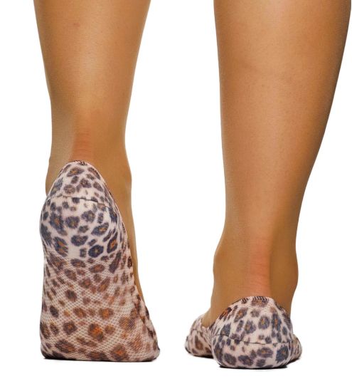 Chaussettes invisibles imprimé léopard Wild Leo