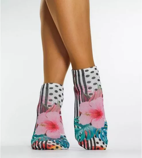 Socquettes Sneaker Pink Bloom