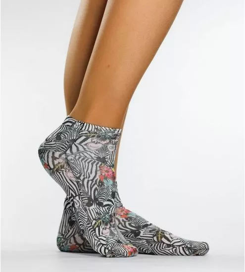 Socquettes Sneaker Fancy Zebra