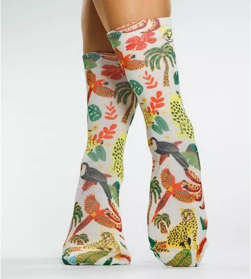 Chaussettes imprimé animaux...