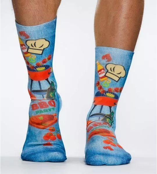 Chaussettes BBQ pour homme
