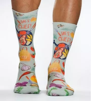 Chaussettes homme "Yes Chef"