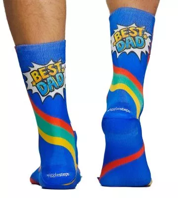 Chaussettes imprimé "Best Dad"