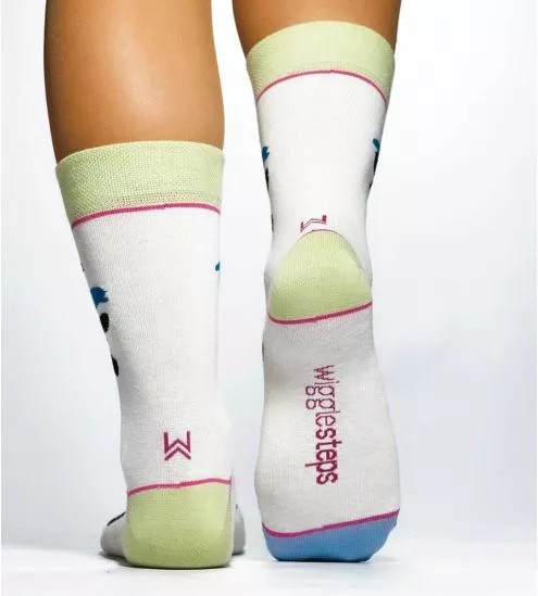 Chaussettes imprimé visage...