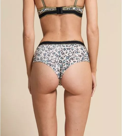 Shorty femme imprimé Leo