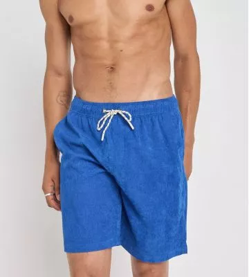 Short de plage bleu royal