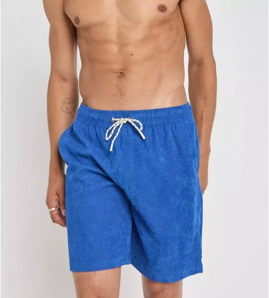 Short de plage bleu royal