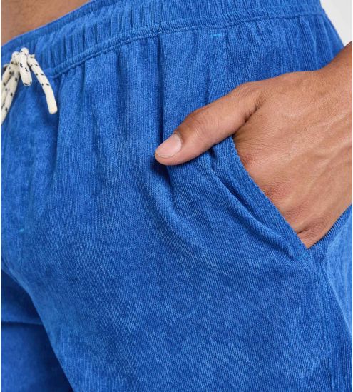 Short de plage bleu royal