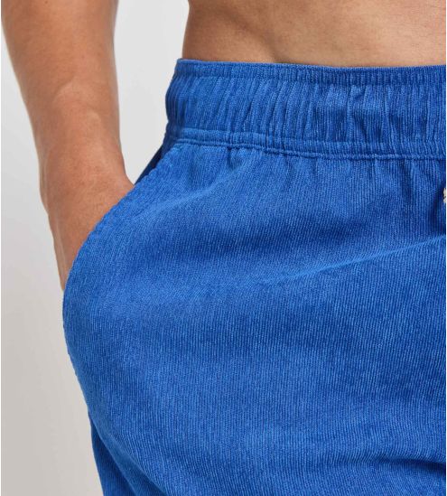 Short de plage bleu royal