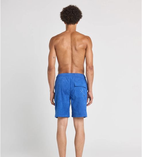Short de plage bleu royal