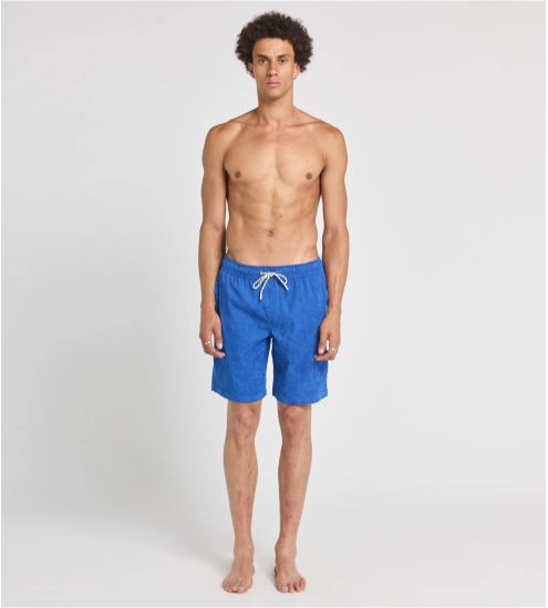 Short de plage bleu royal