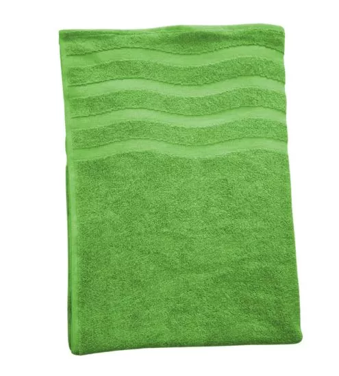 Serviette de plage en coton Grass Green