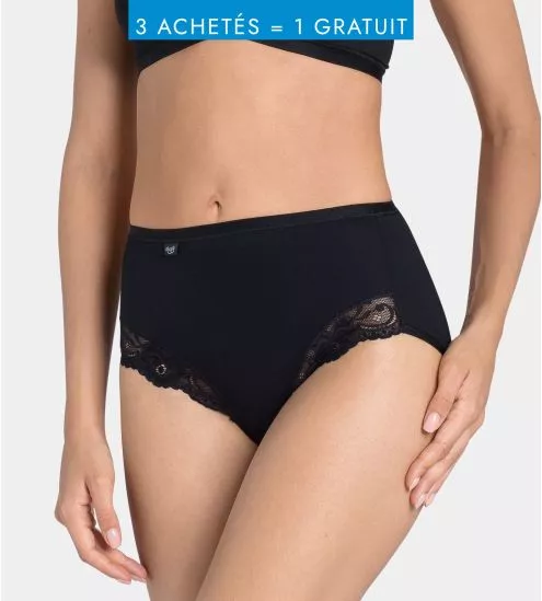 Culotte galbante Sloggi Romance NOIR