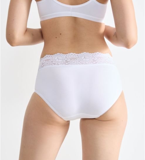 Midi Slip Sloggi White Romance