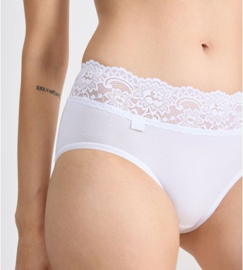 Midi Slip Sloggi White Romance