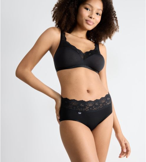 Midi Slip Sloggi Black Romance