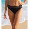 Bath brief ADILEAVY black seam