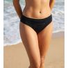 Drapierte Bad Slip Venezia schwarz