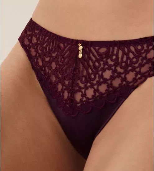 Slip italien Éloge du Désir Deep Berry