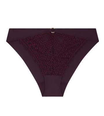Slip brésilien Éloge du Désir Deep Berry