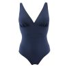 Maillot 1p coupé poitrine Addict BLEU NUIT