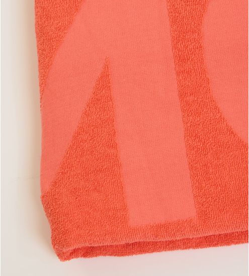 Drap de plage en éponge Corail