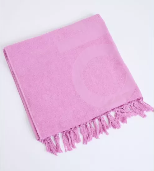 Drap de plage en éponge Violet