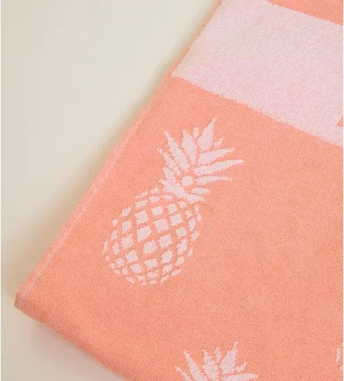 Serviette de plage orange...