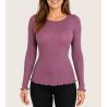 Mauve Plew Wolle & Seide Agata