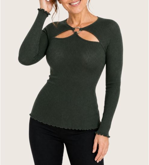 Bosco Ring Wolle & Seidenpullover