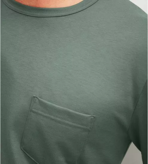 Pyjama long resserré pour homme Relax Imprint Laurel Green