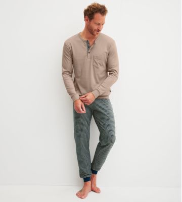 Pyjama avec bords élastiques pour homme Relax Choice 1 Warm Sands