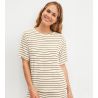 T-shirt rayé femme Favourites Layering Charm Cream