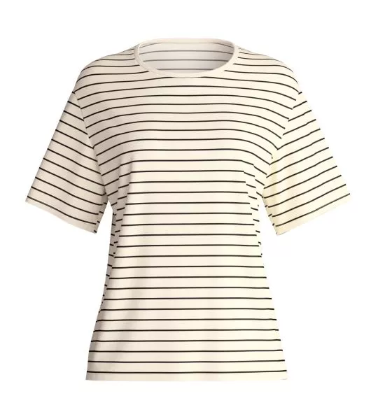 T-shirt rayé femme Favourites Layering Charm Cream