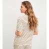 T-shirt rayé femme Favourites Layering Charm Cream