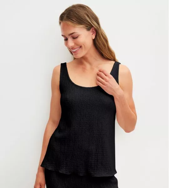 Débardeur noir femme Favourites Layering