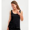 Débardeur noir femme Favourites Layering