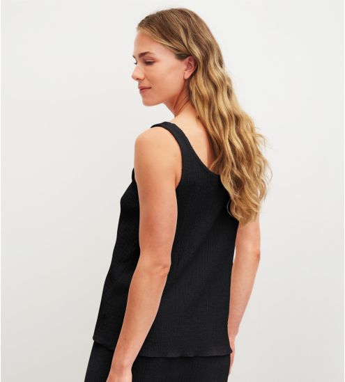 Schwarzes Tanktop für Damen...