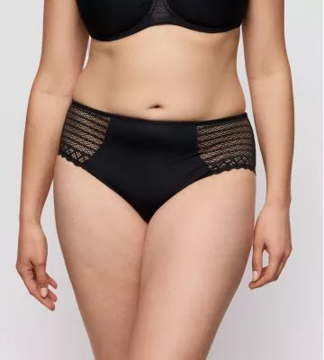 Culotte haute noire Side