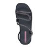 Tongs sandales femme brillantes Solar Glow Black / Glitter / Lila