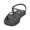 Tongs sandales femme brillantes Solar Glow Black / Glitter / Lila