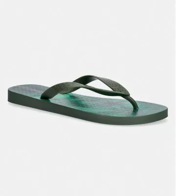 Tongs homme imprimé tropical Vert