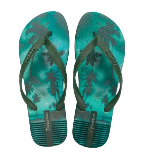 Grüne Flip-Flops für Herren...