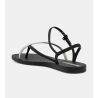 Tongs sandales pour femme Elegant Black / Silver