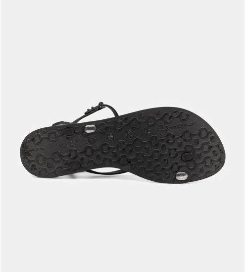 Tongs sandales pour femme Elegant Black / Silver