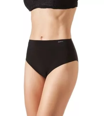 Taillenslip Cotton Band Schwärz