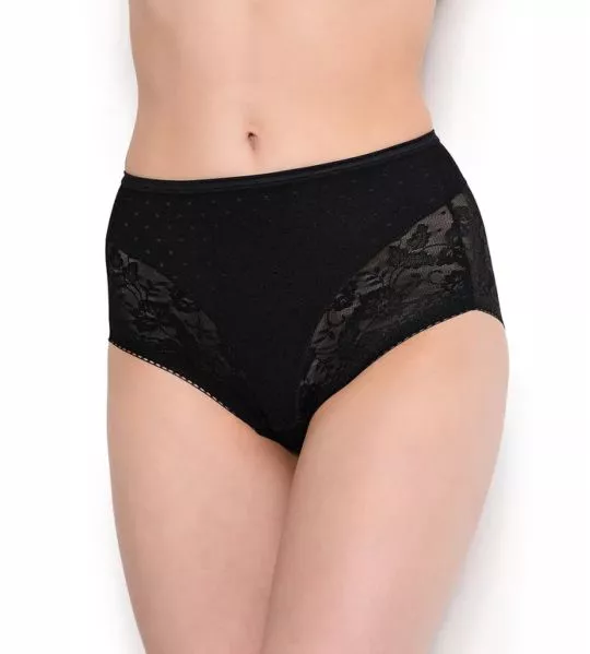 high flat stomach panties Secrets Figure Black