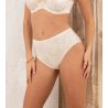 Culotte haute Week-End Campagne Chanvre/Nacre