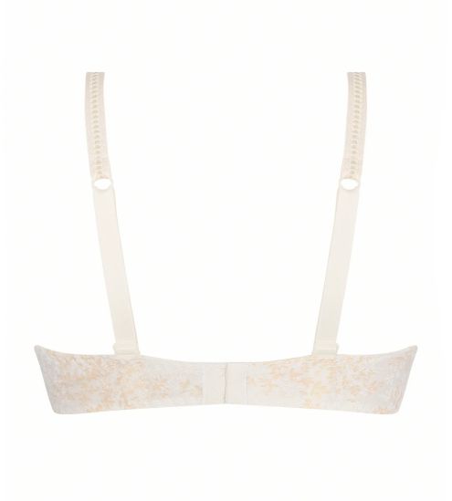 Soutien gorge grande taille sans armatures Week-End Campagne Chanvre/Nacre