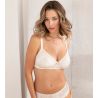 Soutien gorge grande taille sans armatures Week-End Campagne Chanvre/Nacre